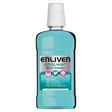 [5055028321748] Enliven Mouth Wash Cool Mint 500Ml