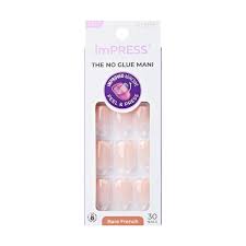 GEM ImPress French Press-On Nails, Heroic - Short- Squoval,