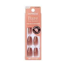 GEM imPRESS Bare but Better, Medium Almond, 30 count.,
