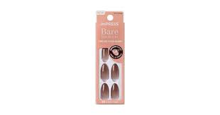 GEM KISS - Adhesive nails ImPRESS Bare but Better MA - Cozy