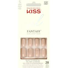 Kiss gel fantasy Howdy Patna short, 28 nails, KGN27C