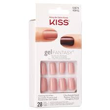 Kiss Gel Fantasy Collection GlueOn Manicure Kit 28 Nails