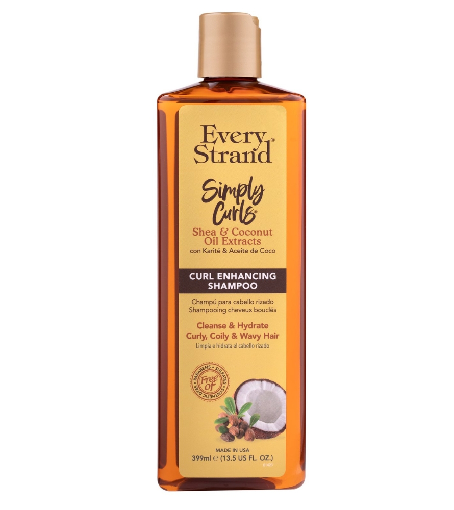 Every Strand Simply Curls Shea & Coconut Curl Enhancing Shampoo 399ml
