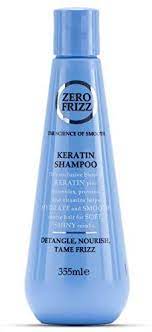 Zero Frizz Keratin Shampoo for Frizzy Hair - 355 ml