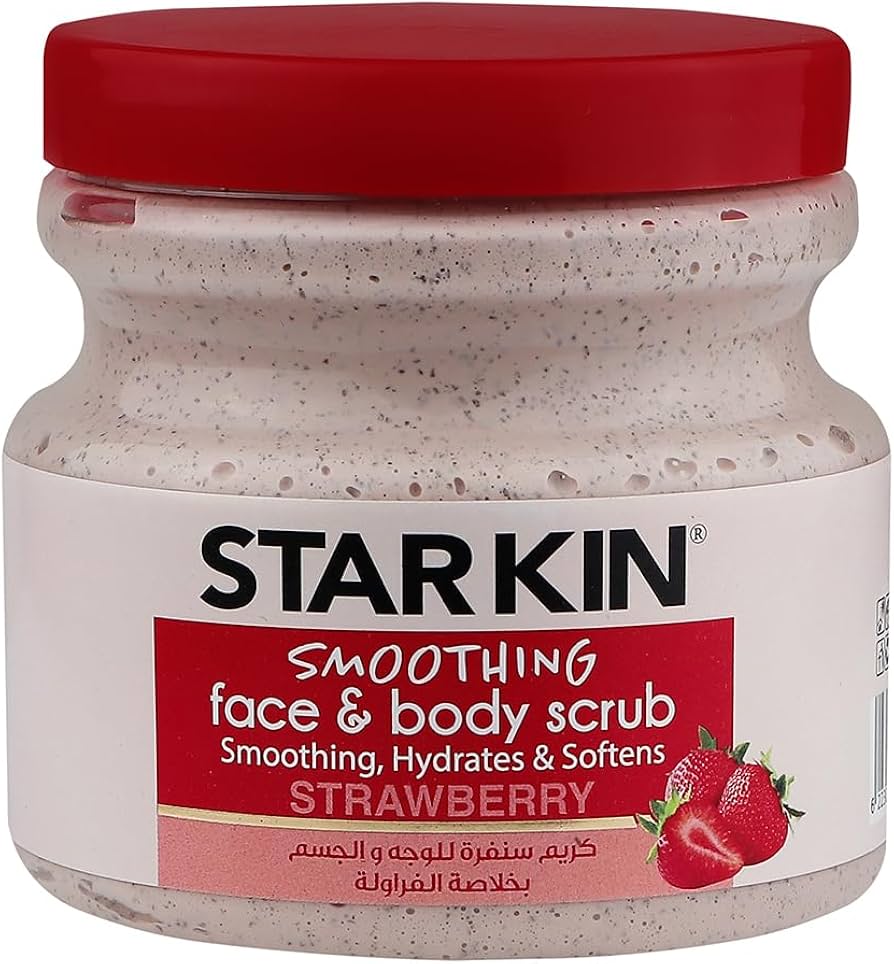 [6223009501642] Starkin Smoothing Face and Body Scrub Strawberry 300 gm