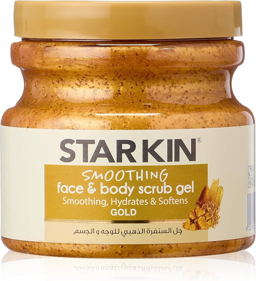 [6223009501673] Starkin Smoothing Face and Body Scrub Gel Gold 300 gm