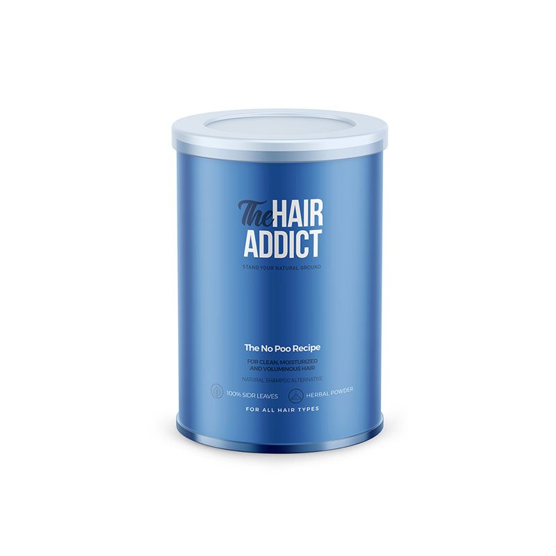 THE HAIR ADDICT The No Poo Recipe Powder Shampoo For All Hair Types 250 gm