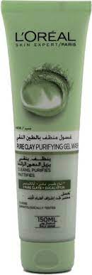 Loreal Green Pure Clay Purifying Gel Wash 150 ml