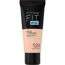 [3600531429539] Fit Me Matte + Poreless Foundation 124
