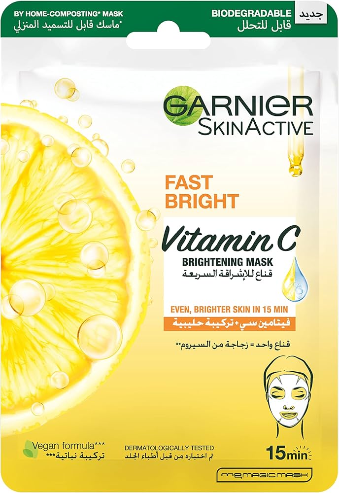 Garnier Tissue Mask Vitamin C Lemon