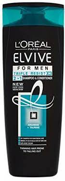 Loreal Elvive Triple Resist For Men 2 in 1 Shampoo and Conditioner 400 ml