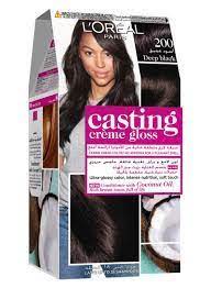 Loreal Hair Dye Casting Creme Gloss 200 Ebony Black