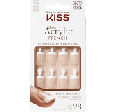 Kiss Salon Acrylic French Real Short KSA04C