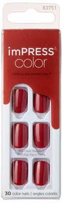 imPRESS color 013 Reddy Or Not KIMC013C 30 nails