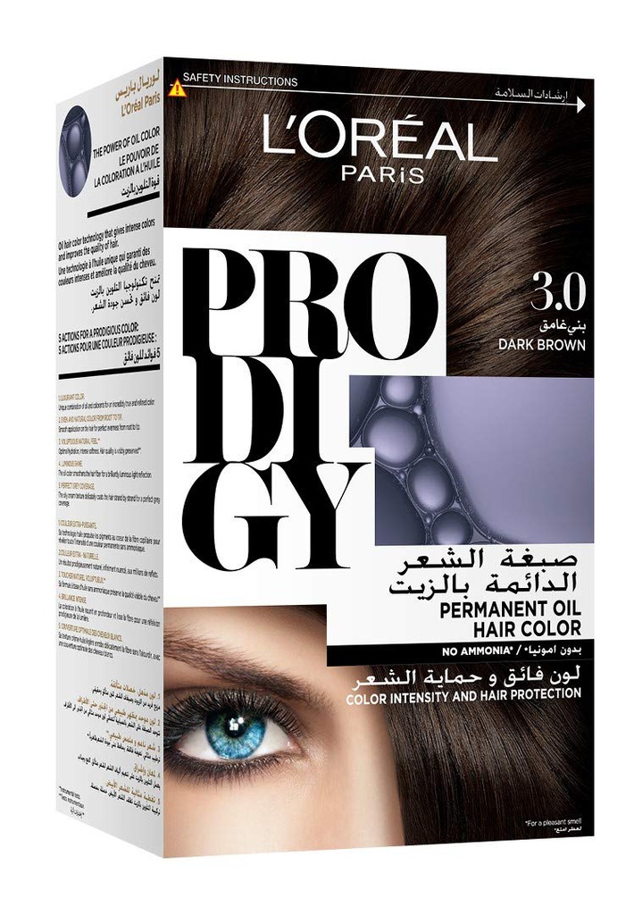 Loreal Prodigy 3 Hair Dye Dark Brown