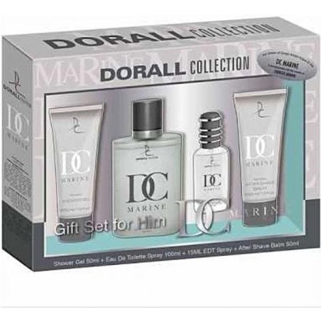 [6291012874718] Dorall Collection DC Marine men 4pc Gift Set 100ml