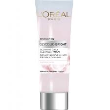 Loreal Glycolic Bright Glowing Daily Cleanser Foam 100Ml