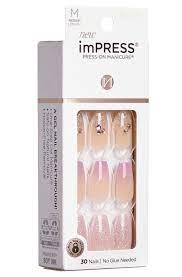 kiss impress my flowers nails imm17c