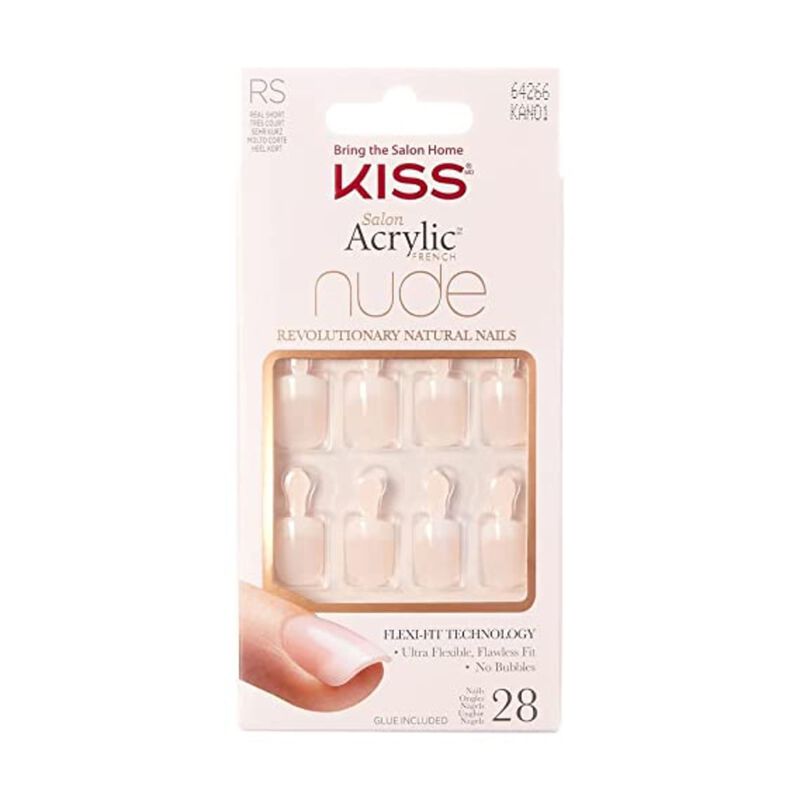 Kiss acrylic nude nails KAN01 (42667