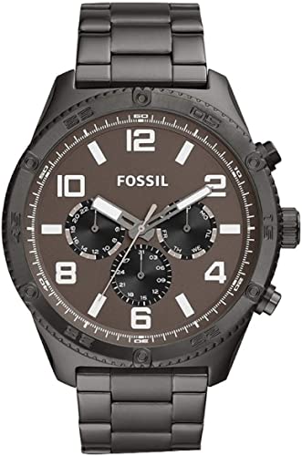 [4048803205259] FOSSIL Brox Multifunction Smoke Stainless Steel Watch BQ2533 Men
