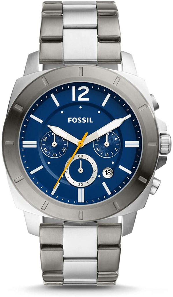 [4013496562811] FOSSIL Privateer Sport Chronograph Two-Tone Stainless Steel Watch BQ2464 Men