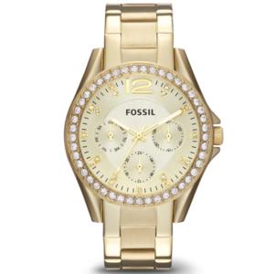 [4051432733024] FOSSIL Riley Multifunction Gold-Tone Stainless Steel Watch ES3203