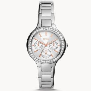 FOSSIL Weslee Multifunction Stainless Steel Watch BQ3703 Women