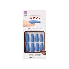 [731509829587] Kiss Gel Fantasy High Volume Gel Long Nails, KGFS100F