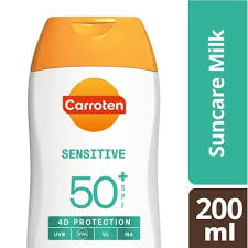 [5201314180425] Carroten Sensitive Sun Protection Milk SPF 50 200 ml