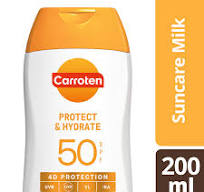 [5201314180418] Carrotten Body Milk Protect & Hydra SPF50 200ml