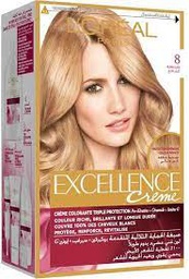[6222017022873] Loreal Excellence 8 Light Blonde 15% Off