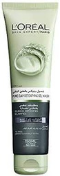 [3600523431175] Loreal Black Pure Clay Purifying Charcoal Gel Wash 150 ml