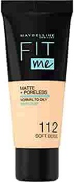 [3600531544652] Fit Me Matte + Poreless Foundation 112