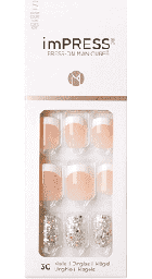 [731509836592] Kiss imPRESS Short KIM008C Time Slip 30 Nails