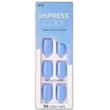 [731509837544] imPRESS color Baby Why So Blue KIMC015C 30 nails