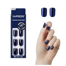 [731509837551] Kiss imPRESS Nails Colour Never Too Navy