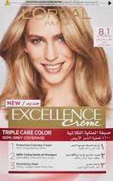 [3061375128017] Loreal Hair Dye Excellence 8.1 Light Ash Blonde