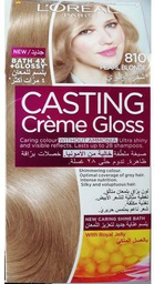 [3600521230435] Loreal Hair Dye Casting Creme Gloss 810 Ashy Blonde