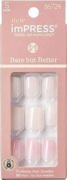[731509867244] KISS imPRESS NAILS PRESS ON SHORT BBB IMB02C (7244)