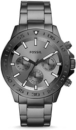 [4051432958267] FOSSIL Bannon Multifunction Black Stainless Steel Watch BQ2491 Men