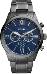 [4053858149557] FOSSIL Flynn Chronograph Smoke Stainless Steel Watch BQ1126 Men