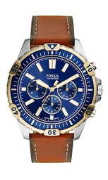 [4013496793451] FOSSIL Garrett Chronograph Luggage Leather Watch FS5625