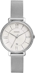 [4013496533903] FOSSIL Jacqueline Three-Hand Date Stainless Steel Watch ES4627 Women