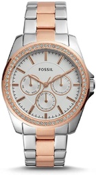 [4013496141788] FOSSIL Janice Multifunction Two-Tone Stainless Steel Watch BQ3420 Women