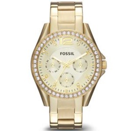 [4051432733024] FOSSIL Riley Multifunction Gold-Tone Stainless Steel Watch ES3203